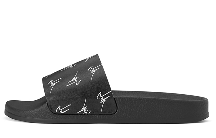 (Women) Giuseppe Zanotti Slide 'Black Print Comfort' RW00108H01