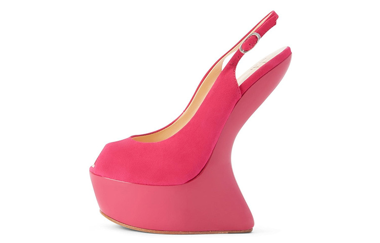 (W) Giuseppe Zanotti Sneaker Wedge 'Pink Buckle'