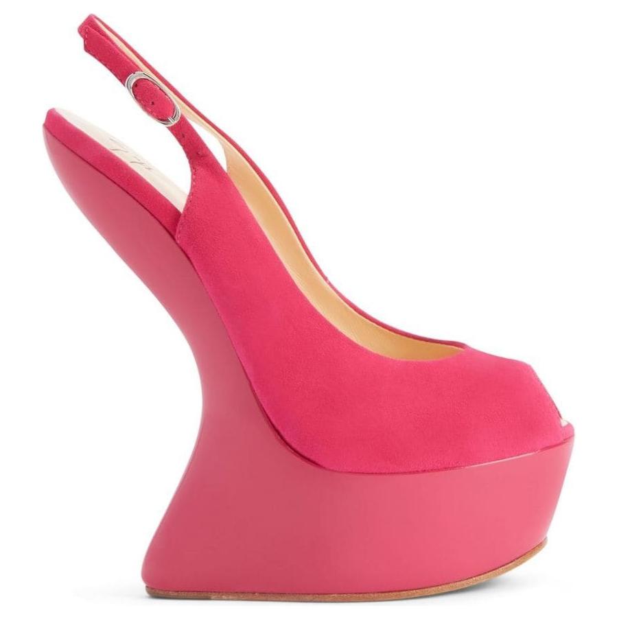 (W) Giuseppe Zanotti Sneaker Wedge 'Pink Buckle' 圖 2