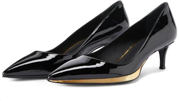 Purchase giuseppe zanotti/GZ 漆皮 尖頭淺口 細跟 高跟鞋 女款 黑色