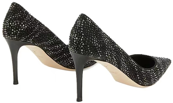 (Women) Giuseppe Zanotti Stiletto Pumps 'Black Pointed Toe' I260003 Shop (Women) Giuseppe Zanotti Stiletto Pumps 'Black Pointed Toe' I260003
