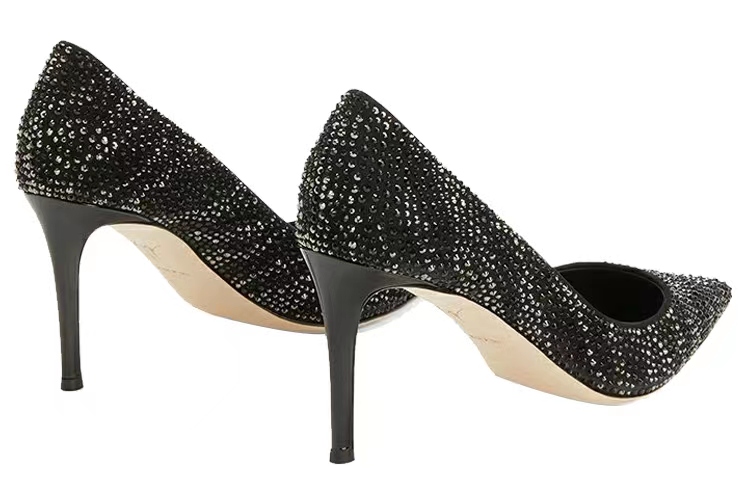 Shop (Women) Giuseppe Zanotti Stiletto Pumps 'Black Pointed Toe' I260003