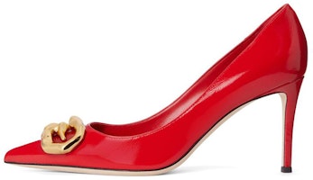 (Women) Giuseppe Zanotti Stiletto Pumps 'Red Logo' I260005002 (Women) Giuseppe Zanotti Stiletto Pumps 'Red Logo' I260005002