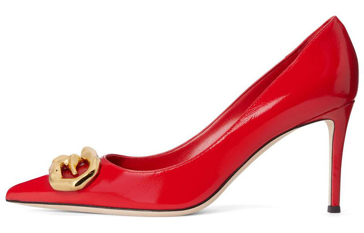 (Women) Giuseppe Zanotti Stiletto Pumps 'Red Logo' I260005002