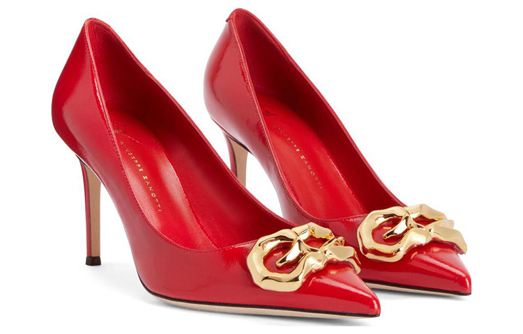 Lookbook (W) 주세페 자노티 레드 로고 스틸레토 펌프스 I260005002