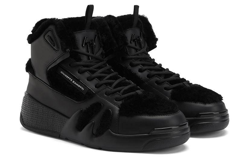 (W) Giuseppe Zanotti Talon High-Top 'Black Velvet' 圖 2