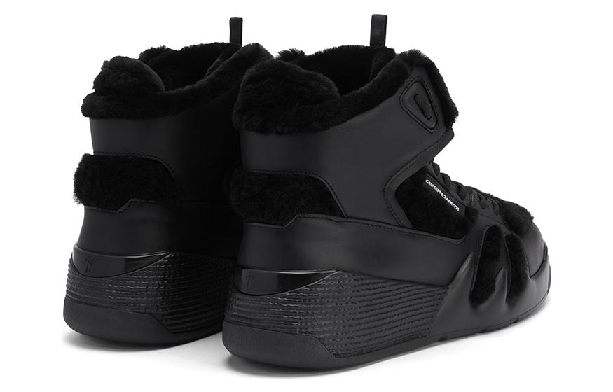 (W) Giuseppe Zanotti Talon High-Top 'Black Velvet' 圖 3