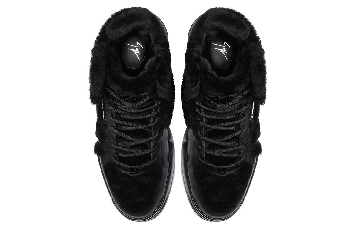 (W) Giuseppe Zanotti Talon High-Top 'Black Velvet' 圖 4