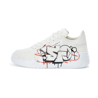 (W) Giuseppe Zanotti Talon Low 'White Leather'