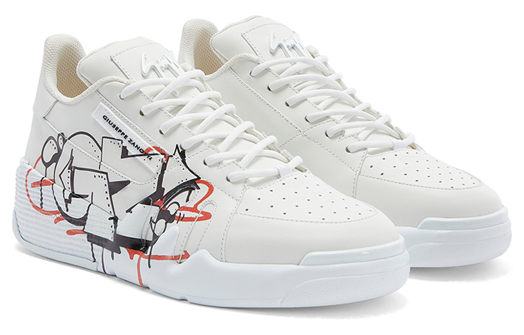 Order (W) Giuseppe Zanotti Talon Low 'Cuero Blanco' RW30025002