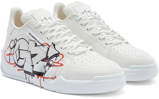 (Women) Giuseppe Zanotti Talon Low 'White Leather' RW30025002 Order (Women) Giuseppe Zanotti Talon Low 'White Leather' RW30025002