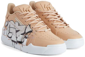 Order giuseppe zanotti/GZ 鷹爪 皮革 舒適繫帶 中筒 板鞋 女式 粉色