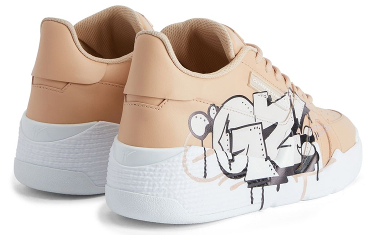 Shop (W) Giuseppe Zanotti Talon Mid-Top 'Correa Rosa Comodidad' Sneakers RW30025003