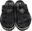 Purchase (W) Giuseppe Zanotti Sandal Sukan Tebal Kulit Hitam E100093003