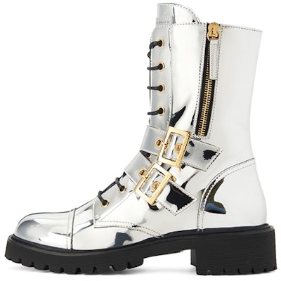 (Women) Giuseppe Zanotti Tifa 'Silver Biker' E270000001 Buy (Women) Giuseppe Zanotti Tifa 'Silver Biker' E270000001
