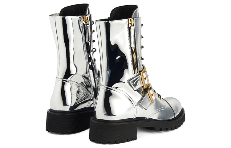 Lookbook (Women) Giuseppe Zanotti Tifa 'Silver Biker' E270000001