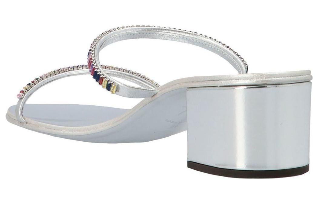 (W) Giuseppe Zanotti Toe Ring Sport Sandal 'Rainbow Crystal White' 圖 3
