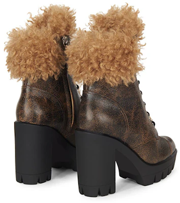 (Women) Giuseppe Zanotti Tonix Winter 'Cracked Leather Lace-Up Biker Boot Cigar Brown' I170003003 Purchase (Women) Giuseppe Zanotti Tonix Winter 'Cracked Leather Lace-Up Biker Boot Cigar Brown' I170003003