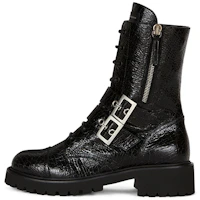(Women) Giuseppe Zanotti Urban Biker 'Black Cracked Leather' I170013001 (Women) Giuseppe Zanotti Urban Biker 'Black Cracked Leather' I170013001
