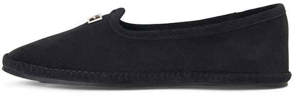 (Women) Giuseppe Zanotti Velvet Ballet Flats 'Black' E260005003 (Women) Giuseppe Zanotti Velvet Ballet Flats 'Black' E260005003