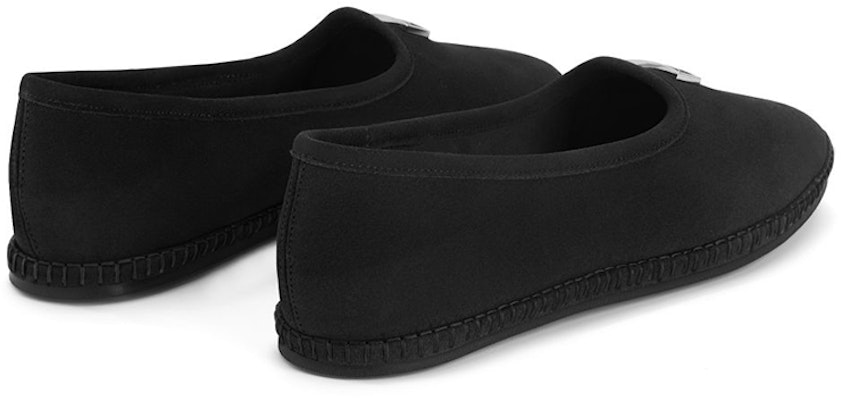 (W) Giuseppe Zanotti Sepatu Flat Balet Beludru 'Hitam' E260005003 Lookbook (W) Giuseppe Zanotti Sepatu Flat Balet Beludru 'Hitam' E260005003