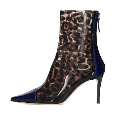 (W) Giuseppe Zanotti Violaine Ankle 'Leopard Print'
