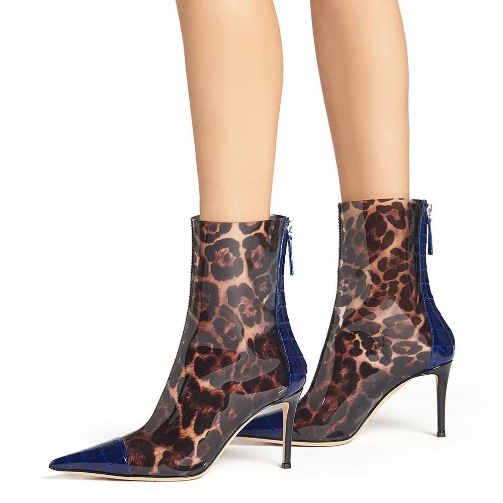 (W) Giuseppe Zanotti Violaine Ankle 'Leopard Print' 圖 4