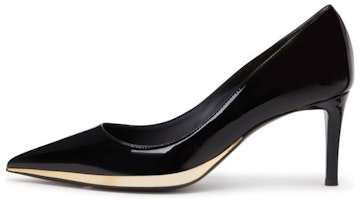 (Women) Giuseppe Zanotti Virgyn 'Black Patent Leather Pointed Toe Stiletto' I260008029 (Women) Giuseppe Zanotti Virgyn 'Black Patent Leather Pointed Toe Stiletto' I260008029