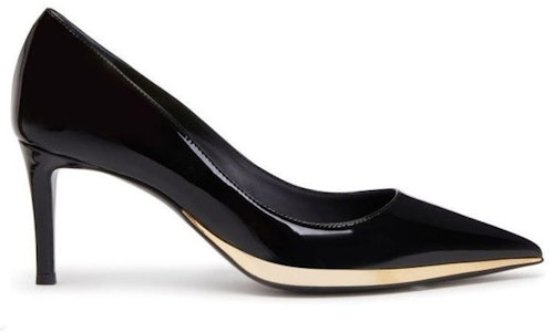 giuseppe zanotti/GZ Virgyn 漆皮 尖頭淺口 細跟 高跟鞋 女款 黑色 Order giuseppe zanotti/GZ Virgyn 漆皮 尖頭淺口 細跟 高跟鞋 女款 黑色