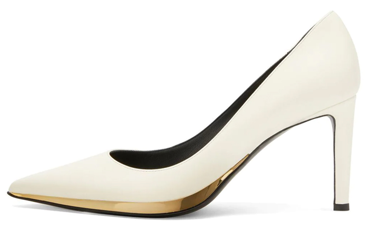 (W) Giuseppe Zanotti Virgyn High Heels 'White Leather Point-Toe'
