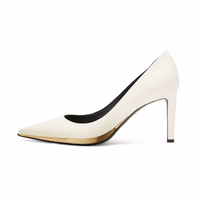 (W) Giuseppe Zanotti Virgyn High Heels 'White Leather Point-Toe'