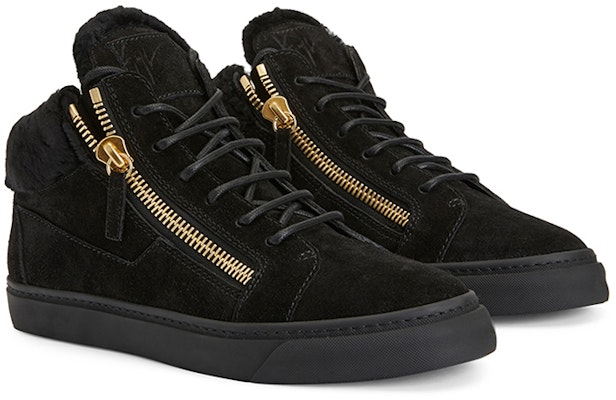 (Women) Giuseppe Zanotti Wool Fur 'Black Winter Warmth' RW00105H02 Order (Women) Giuseppe Zanotti Wool Fur 'Black Winter Warmth' RW00105H02