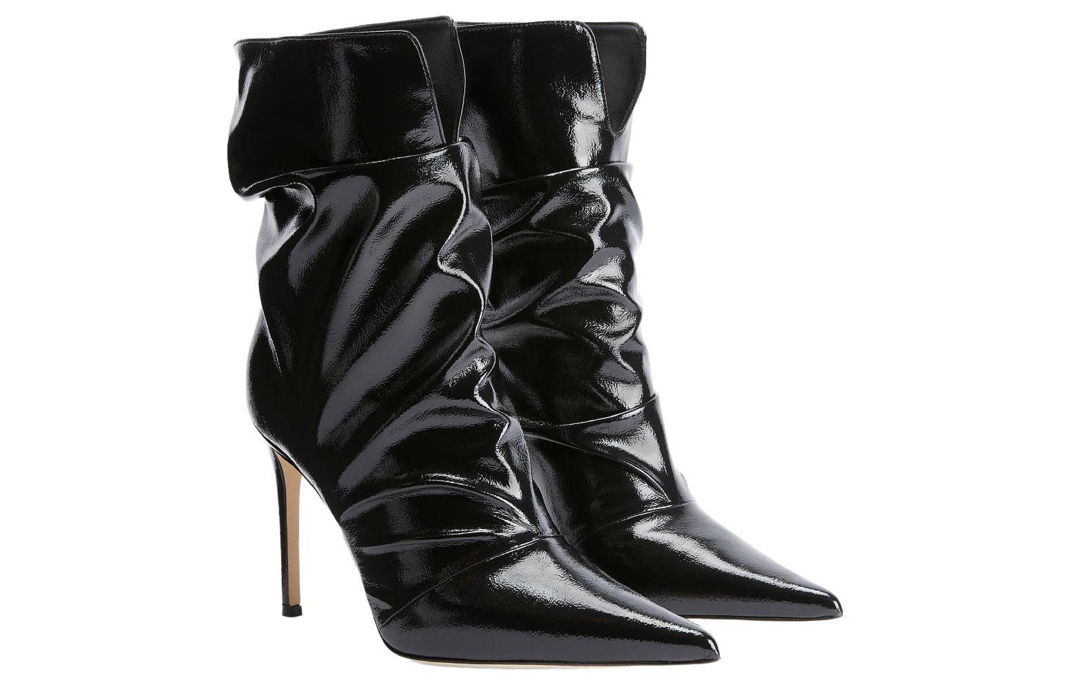 (W) Giuseppe Zanotti Yunah 'Black Leather Pointed-Toe Booties' 圖 2