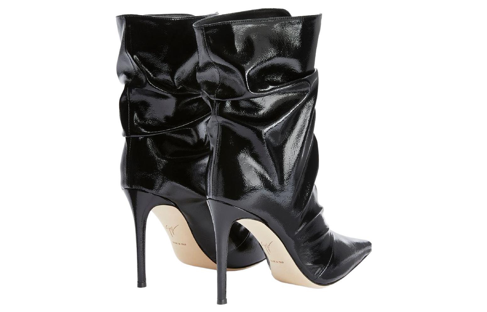 (W) Giuseppe Zanotti Yunah 'Black Leather Pointed-Toe Booties' 圖 3