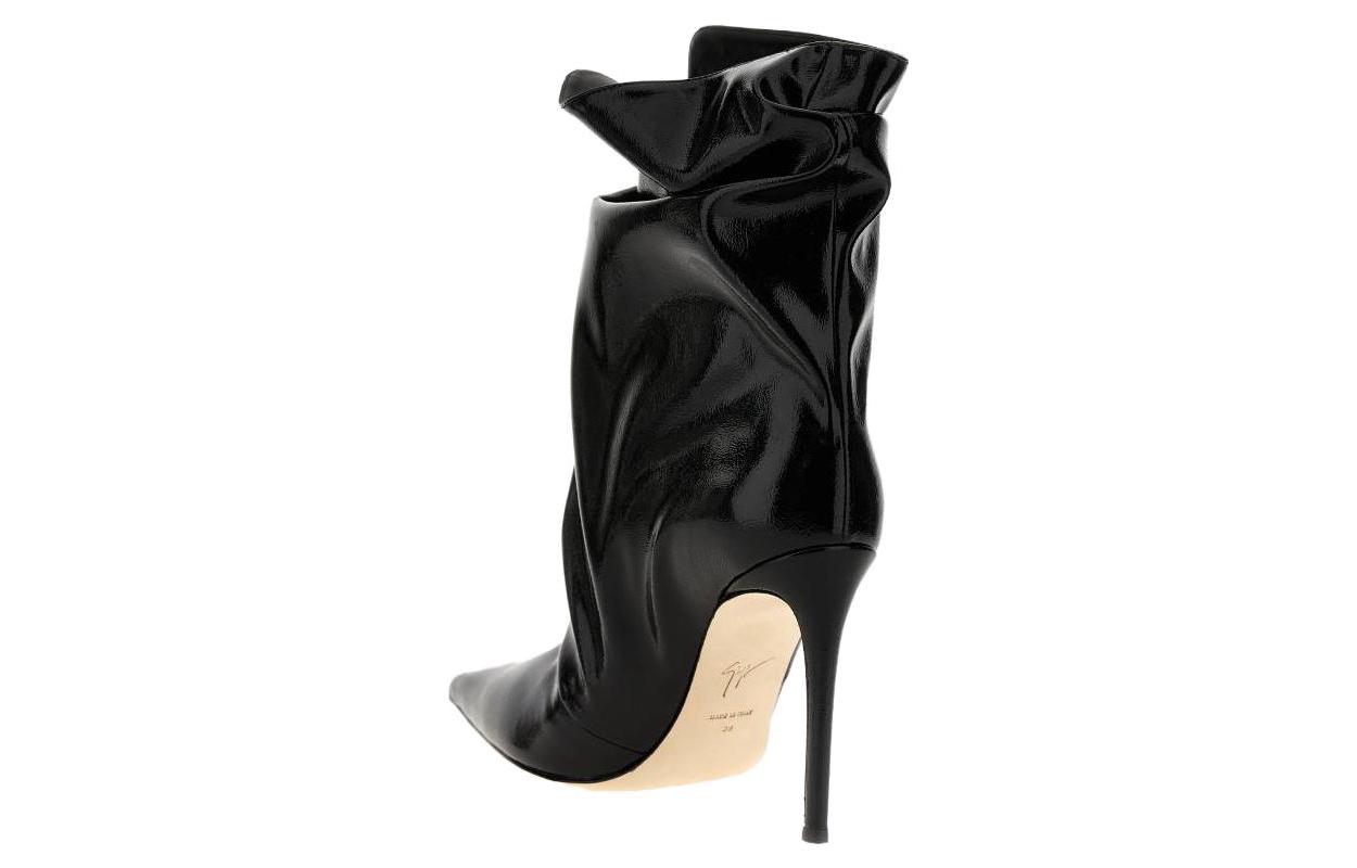 (W) Giuseppe Zanotti Yunah 'Black Leather Pointed-Toe Booties' 圖 4