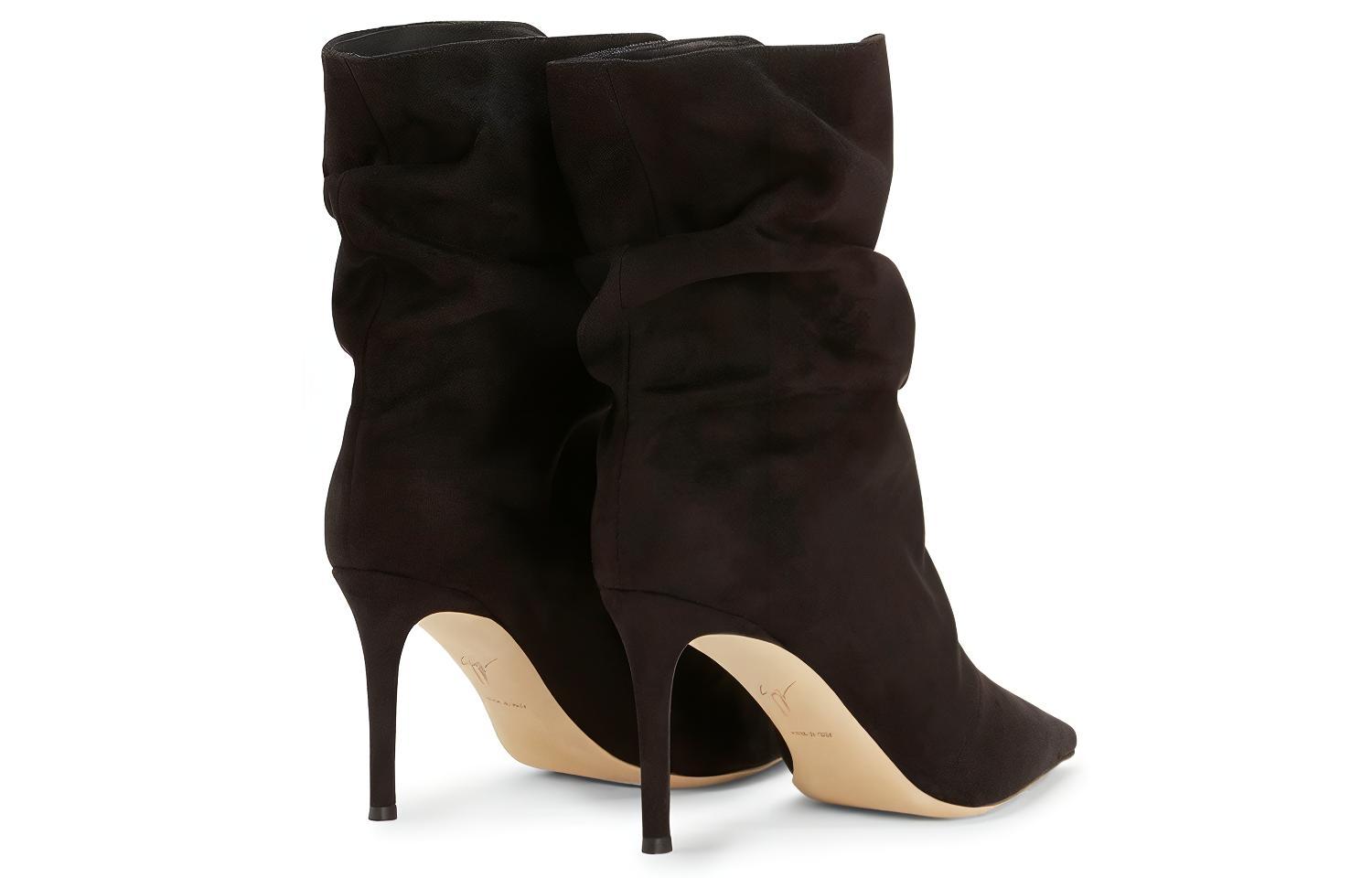 (W) Giuseppe Zanotti Yunah Ankle Boot 'Black Suede' 圖 4