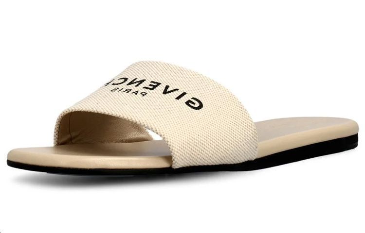 (W) Givenchy 4G Canvas Open-Toe Flat Slide 'Light Brown' 圖 2