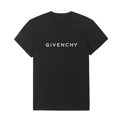 (Women) Givenchy 4G Flip Logo Regular T-Shirt Black BW707Z3Z5W-001