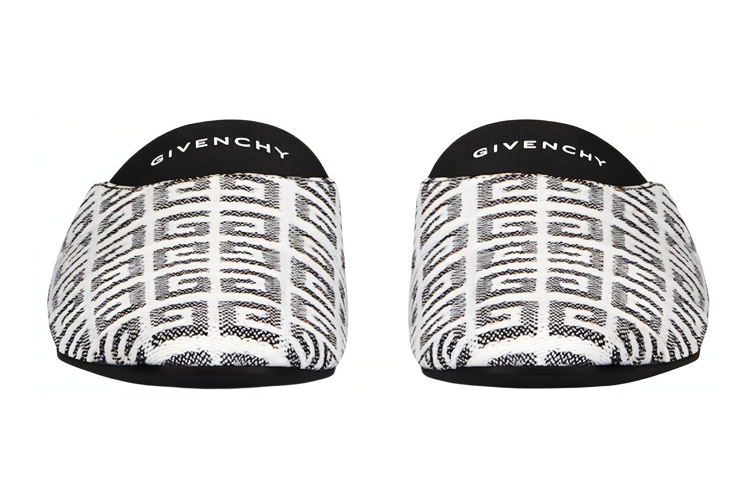 Shop (W) Givenchy 4G Jacquard Fashion Mule ''Weiß'' BE201AE1BU-004