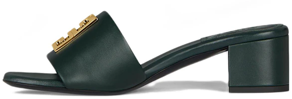 (Women) Givenchy 4G Logo Flat Sandals 'Green' BE306VE1EE-311 (Women) Givenchy 4G Logo Flat Sandals 'Green' BE306VE1EE-311