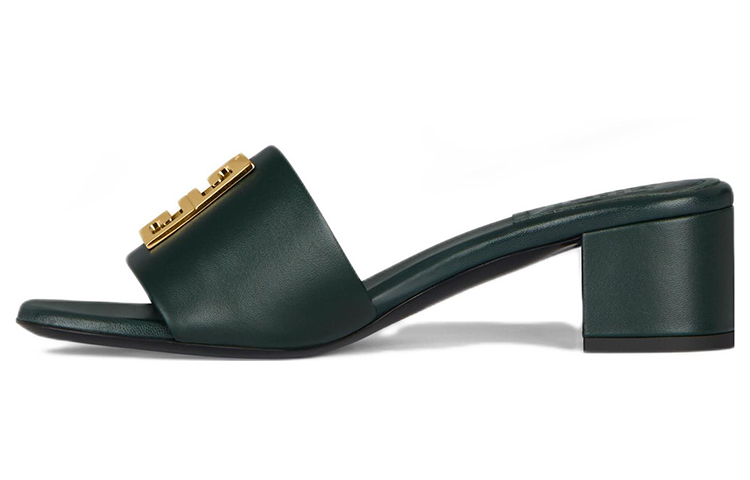 (Women) Givenchy 4G Logo Flat Sandals 'Green' BE306VE1EE-311
