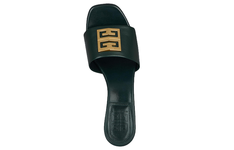 Lookbook (Women) Givenchy 4G Logo Flat Sandals 'Green' BE306VE1EE-311