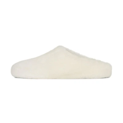 (W) Givenchy 4G Slides 'White Shearling'
