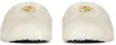 Shop (Women) Givenchy 4G Slides 'White Shearling' BE201EE1MC-105