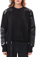 (Women) Givenchy Black Crewneck Pullover Solid Color Sweatshirt Long Sleeve. 16I7816512-001 (Women) Givenchy Black Crewneck Pullover Solid Color Sweatshirt Long Sleeve. 16I7816512-001