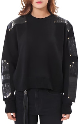 (W) Givenchy Crewneck Hitam Sweatshirt Lengan Panjang Warna Polos. 16I7816512-001 Buy (W) Givenchy Crewneck Hitam Sweatshirt Lengan Panjang Warna Polos. 16I7816512-001