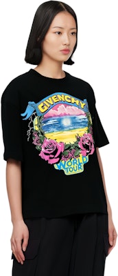 (Women) Givenchy Black Graphic Print Crewneck Short Sleeve T-Shirt BM71JA3YJ7-001 Purchase (Women) Givenchy Black Graphic Print Crewneck Short Sleeve T-Shirt BM71JA3YJ7-001