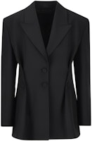 (Women) GIVENCHY Black Solid Single-Breasted Tailored Blazer Jacket. BW30H113PW-001 (Women) GIVENCHY Black Solid Single-Breasted Tailored Blazer Jacket. BW30H113PW-001