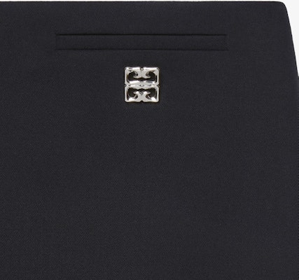 (W) ジバンシィ ブラック ストレートカジュアルスカート ソリッドロゴ FW24. BW40W915CT-001 Details for (W) ジバンシィ ブラック ストレートカジュアルスカート ソリッドロゴ FW24. BW40W915CT-001