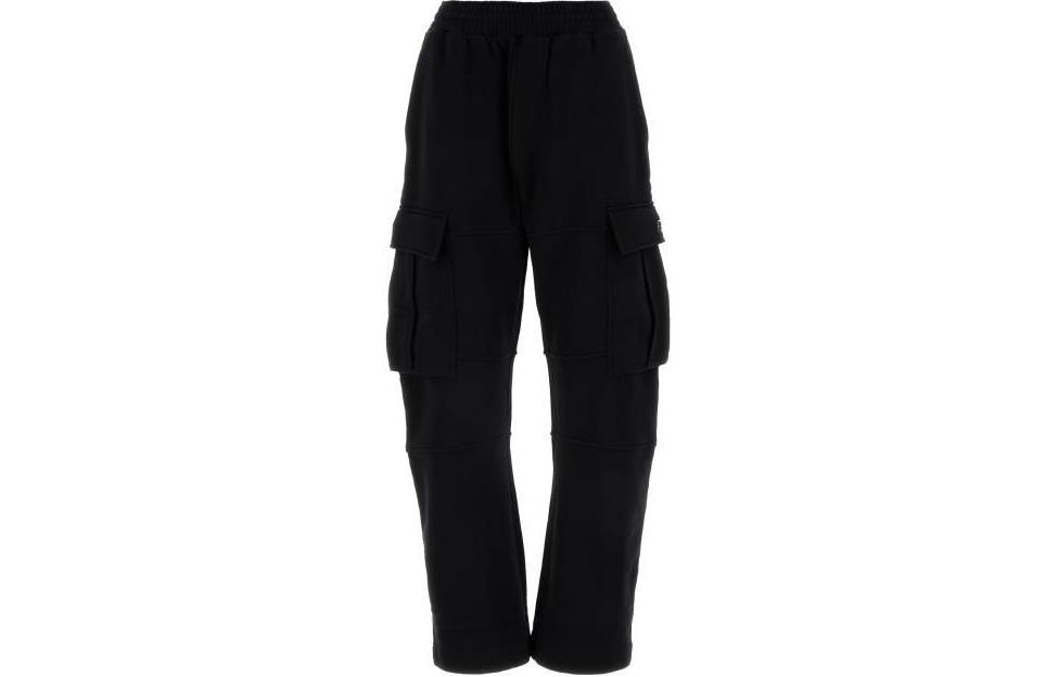 (Women) GIVENCHY  Black Straight-Leg Utility Pants with Elastic Waistband BW51213YKE-001